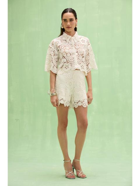 PatBO GAL EMBROIDERY SHORT