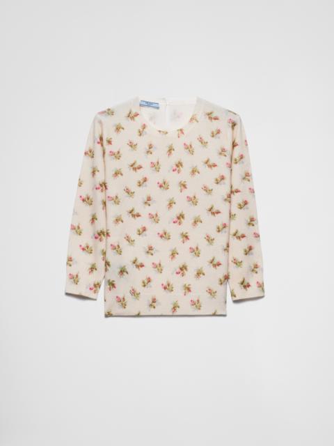 Prada Wool crew-neck sweater