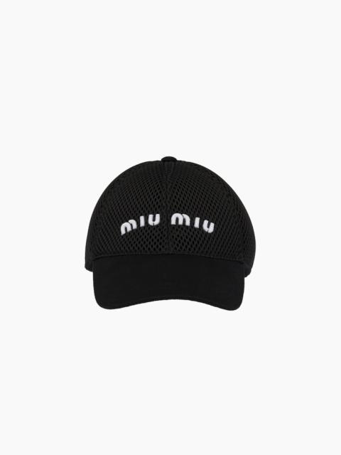 Miu Miu Mesh baseball cap