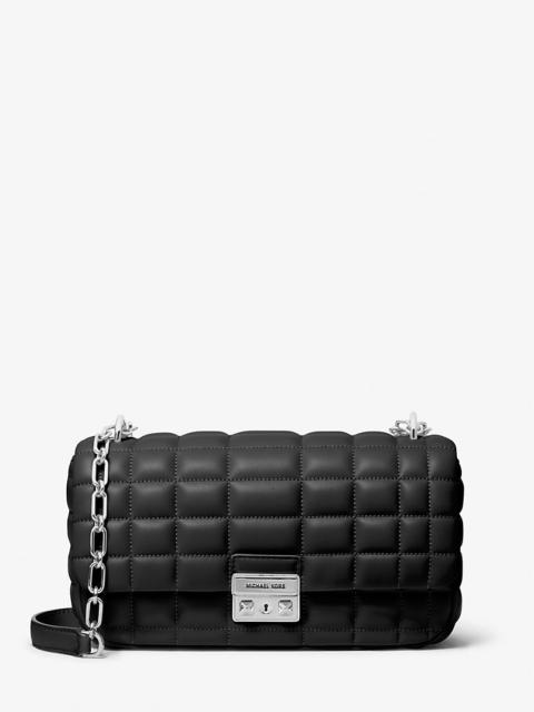 MICHAEL KORS Tribeca Large Quilted Leather Shoulder Bag