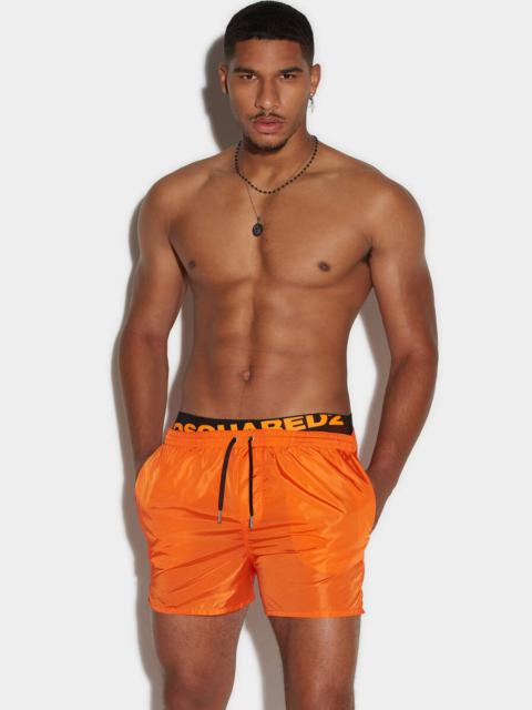 DSQUARED2 SLANTED LOGO BOXER MIDI