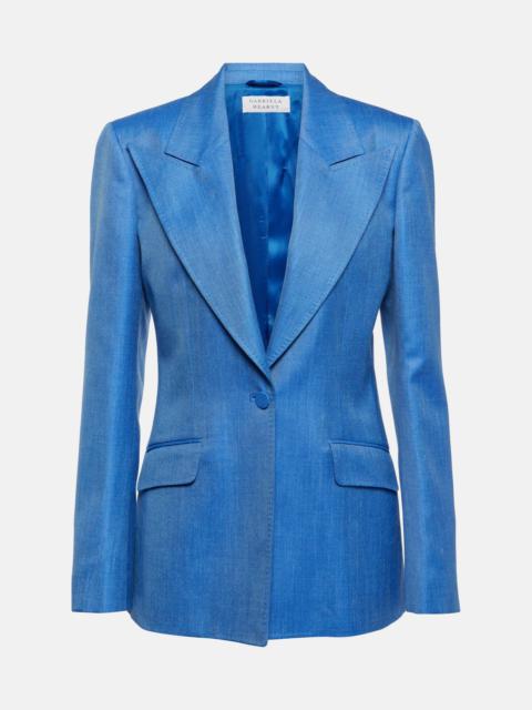 GABRIELA HEARST Leiva wool, silk, and linen blazer