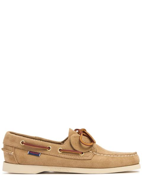 SEBAGO Portland Artisan suede boat shoes