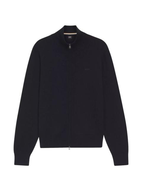 BOSS Upalano zip-up sweater