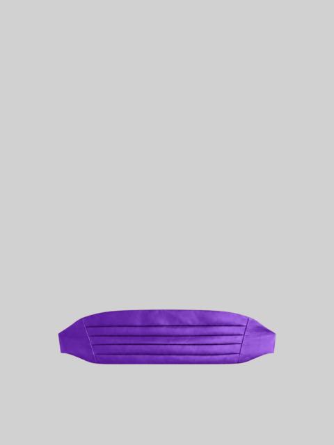 The Frankie Shop Bellano Satin Cummerbund Belt - Deep Purple