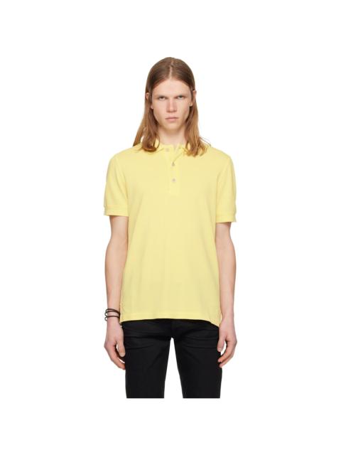TOM FORD Yellow Piquet Polo