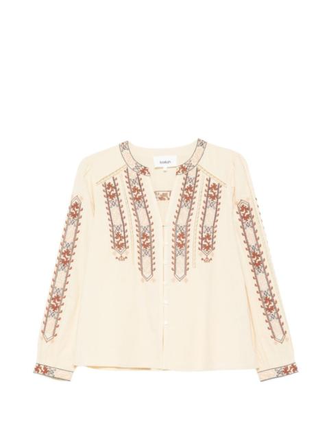 ba&sh Faustina embroidered blouse