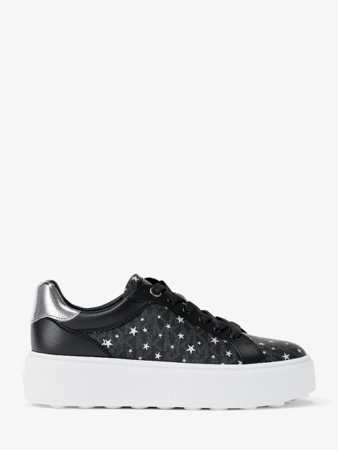 MICHAEL KORS Romey Printed Signature Logo Sneaker