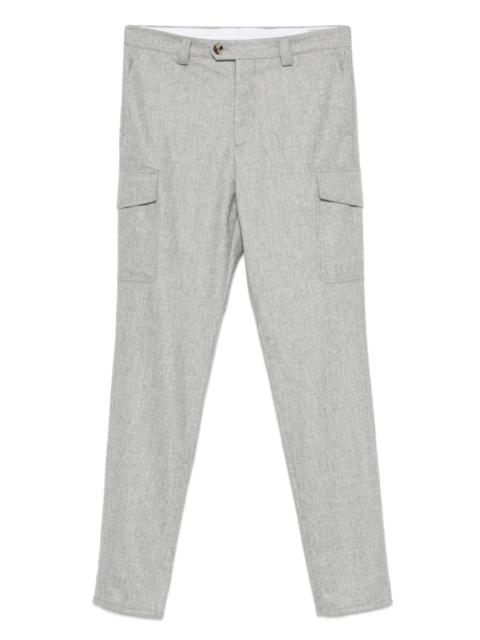 Brunello Cucinelli wool cargo pants