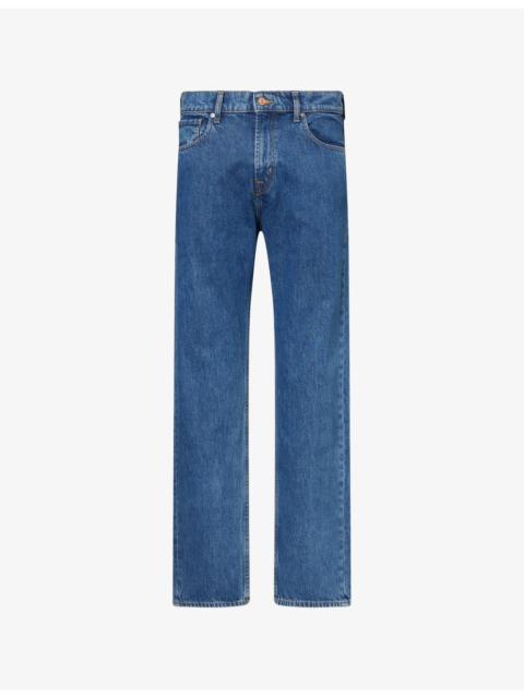 7 For All Mankind Modern Straight-Leg Cotton Denim Jeans