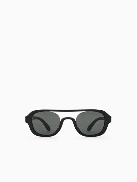 GIORGIO ARMANI MEN’S SQUARE SUNGLASSES