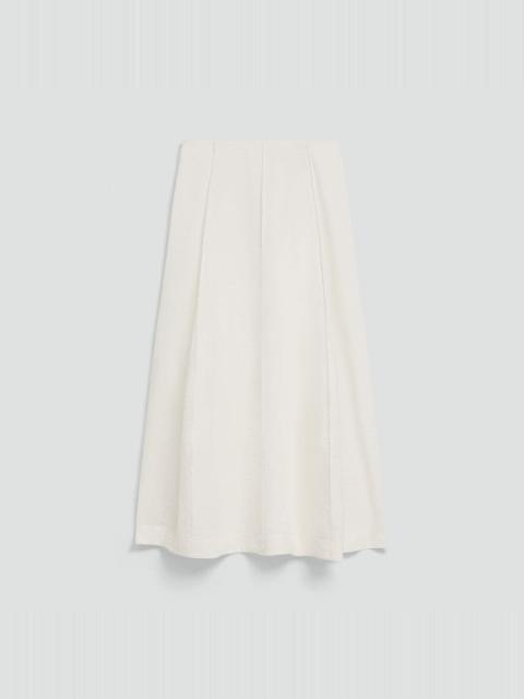 Theory Curved Flare Skirt in Relaxed Silk