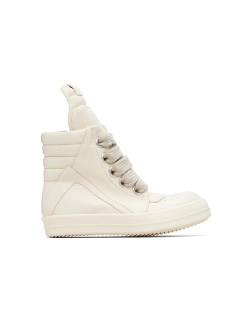 Rick Owens Off-White Temple Jumbolace Geobasket Sneakers