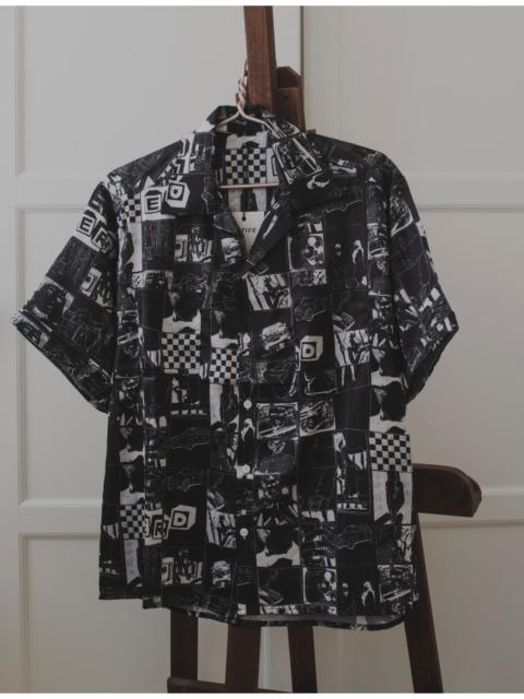 Enfants Riches Déprimés RRP 1440$ SILK ANIME BUTTON UP SHIRT