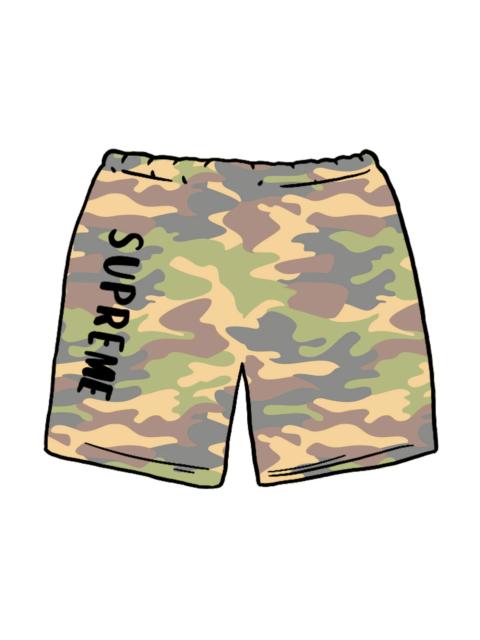Supreme Supreme Overdyed Sweatshort Painted Camo