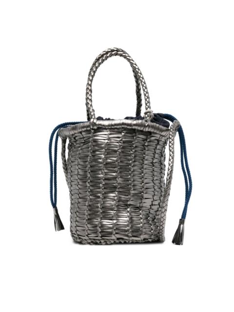 DRAGON DIFFUSION woven leather bucket bag