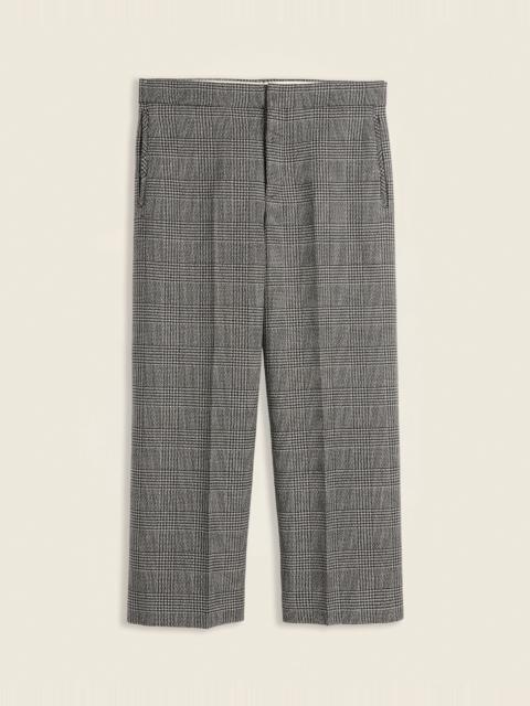 SLOWEAR Seamless trousers in Prince of Wales wool