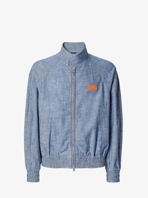 FENDI Blouson Light blue chambray blouson