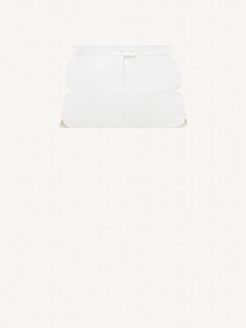 courrèges DIAMOND VINYL SKIRT