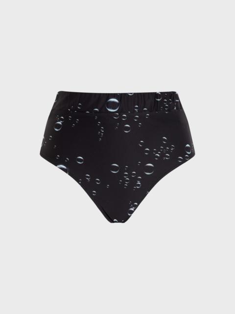 Vilebrequin WOMEN HIGH-WAISTED BIKINI BOTTOM BUBBLE 3D