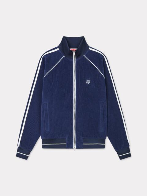 KENZO Embroidered velvet track jacket