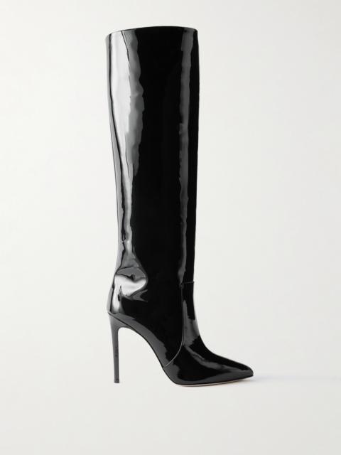 PARIS TEXAS Patent-leather Knee Boots
