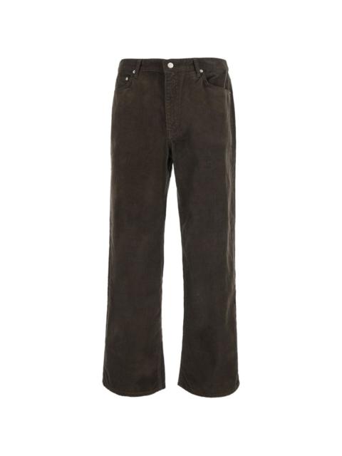 Dunst corduroy straight-leg trousers
