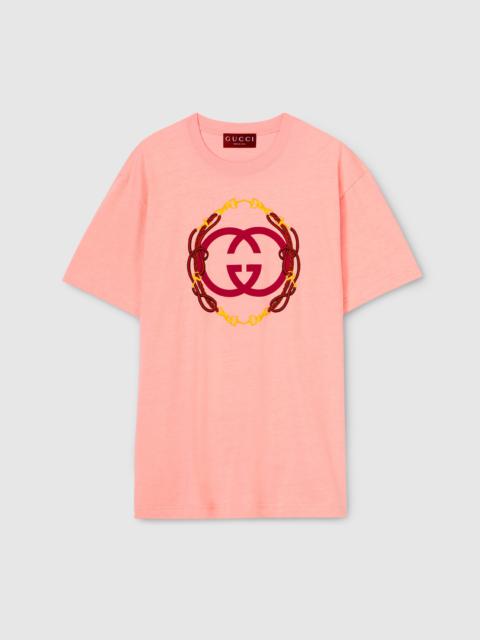 GUCCI Cotton jersey T-shirt with print