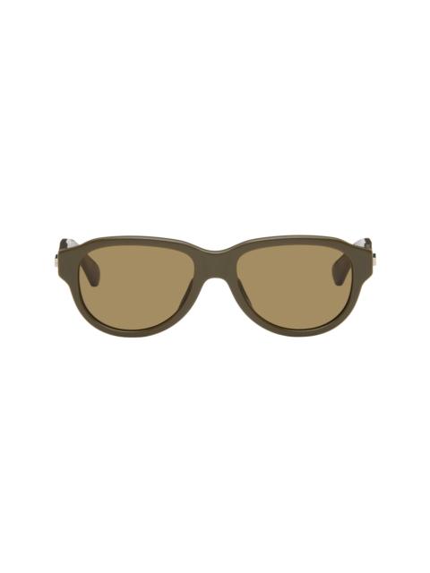 Taupe Ribbon Stretch Sunglasses