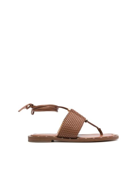 MICHAEL KORS interwoven ankle-strap sandals