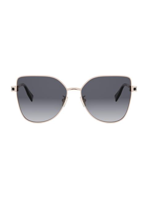 BVLGARI Women's B. Zero1 57MM Square Sunglasses - Shiny Rose Gold Gradient Smoke