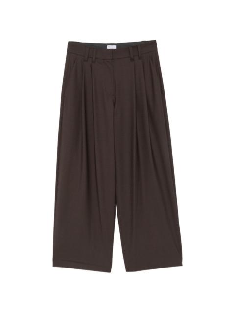 Brunello Cucinelli pleated wide-leg trousers
