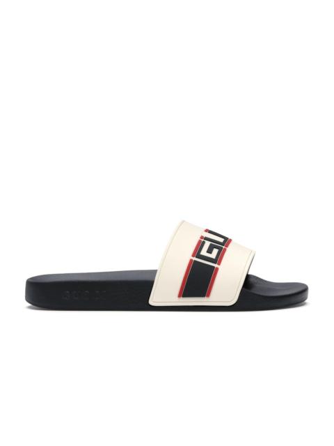 GUCCI Gucci stripe rubber slide sandal 
