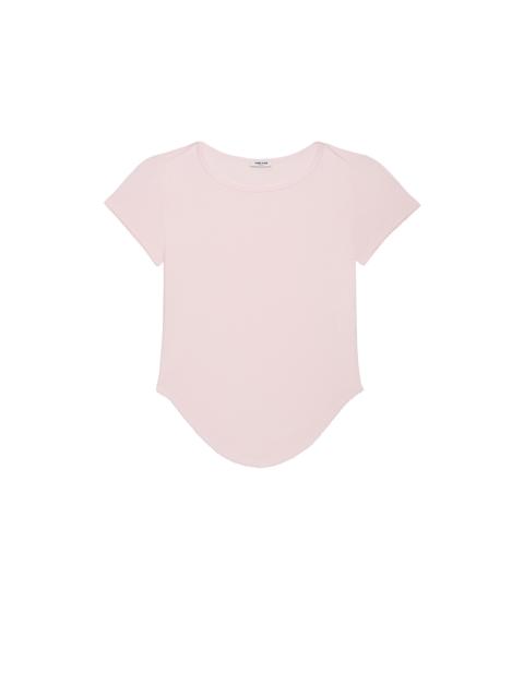 Cou Cou The Rina Tee: Cotton Jersey Baby Pink