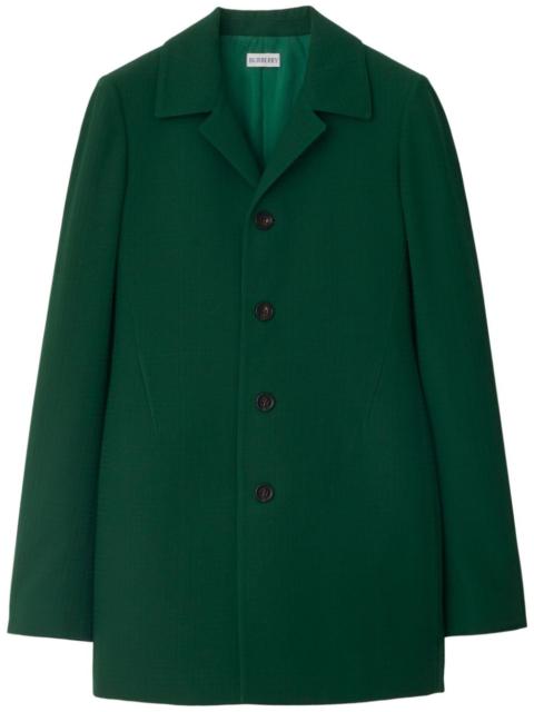 Burberry single-breasted wool coat