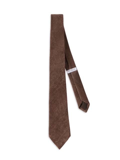 Brunello Cucinelli Women's Fluid Corduroy Tie - Cigar
