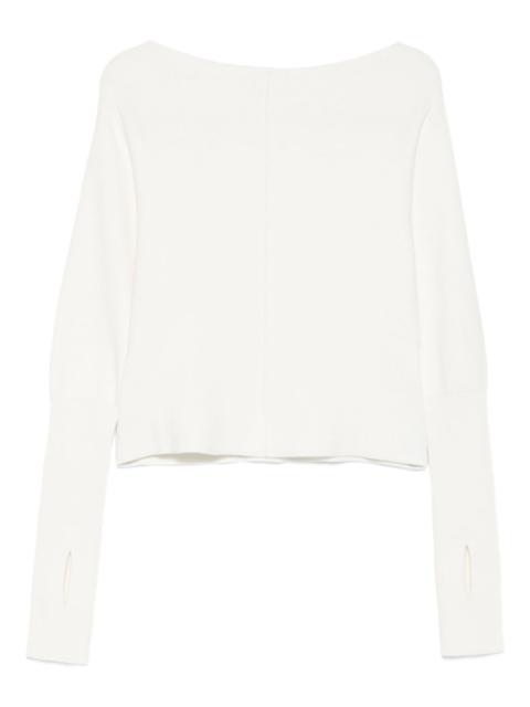 AYA MUSE off-shoulder knitted top