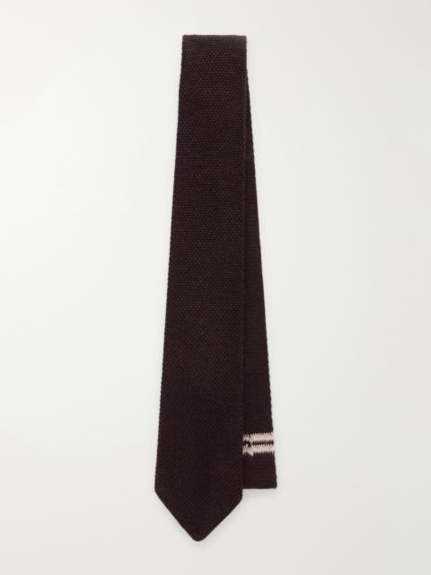 ZEGNA 6.5cm Knitted Cashmere Tie