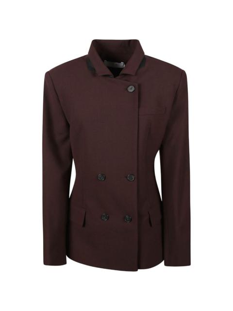 IRO double-breasted high-neck jacket