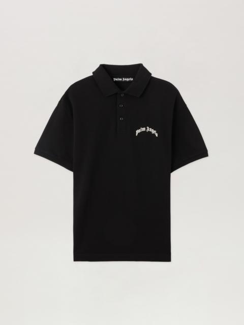 Palm Angels Back Curved Logo Polo