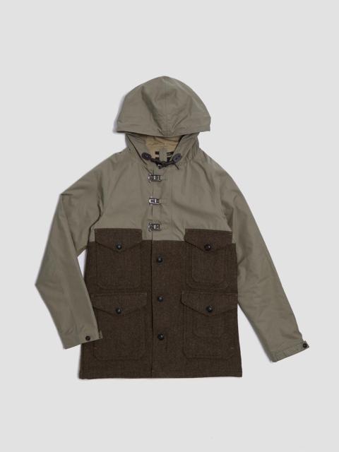 Nigel Cabourn Classic Cameraman Harris Tweed Ventile in Army