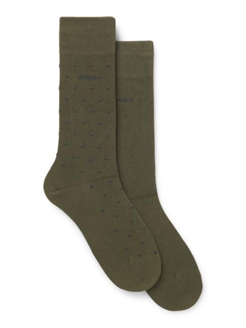 BOSS TWO-PACK OF REGULAR-LENGTH SOCKS