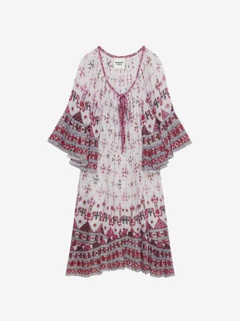 LOANE COTTON AND LUREX DRESS