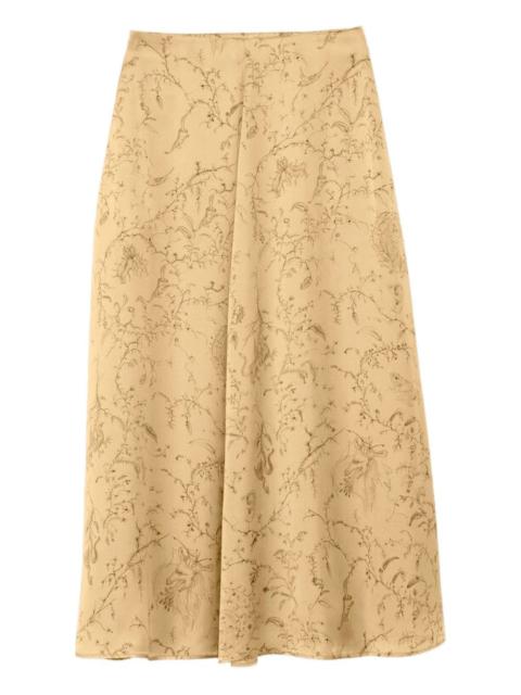 FABIANA FILIPPI floral-print midi skirt