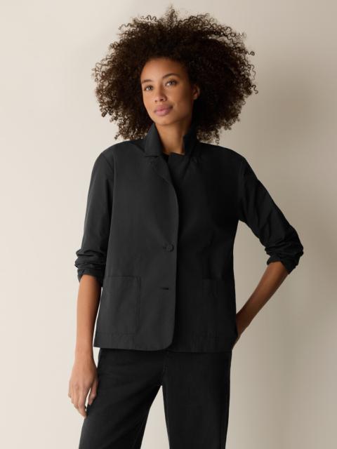 EILEEN FISHER Light Cotton Nylon Blazer