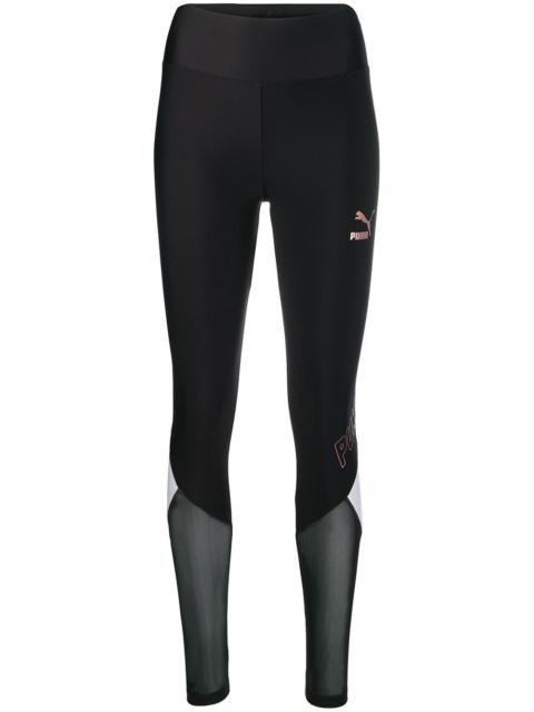 PUMA XTG sheer panel leggings