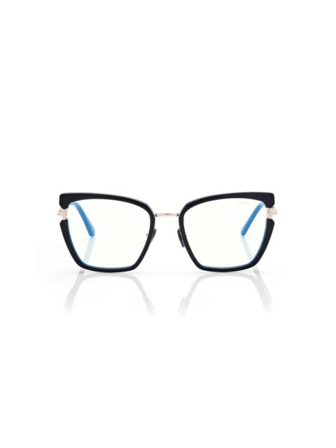 TOM FORD BLUE BLOCK BUTTERFLY OPTICALS