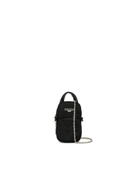 Marine Serre logo plaque crossbody bag