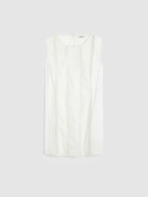 Madewell Embroidered Lace-Insert Mini Dress