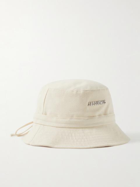 JACQUEMUS Le Bob Gadjo Embellished Cotton-canvas Bucket Hat